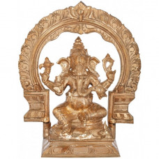पञ्चलोहः गणेशविग्रहः [Lord Ganesha Panchaloha Idol]